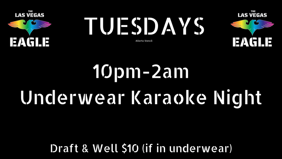 Underwear Karaoke Night