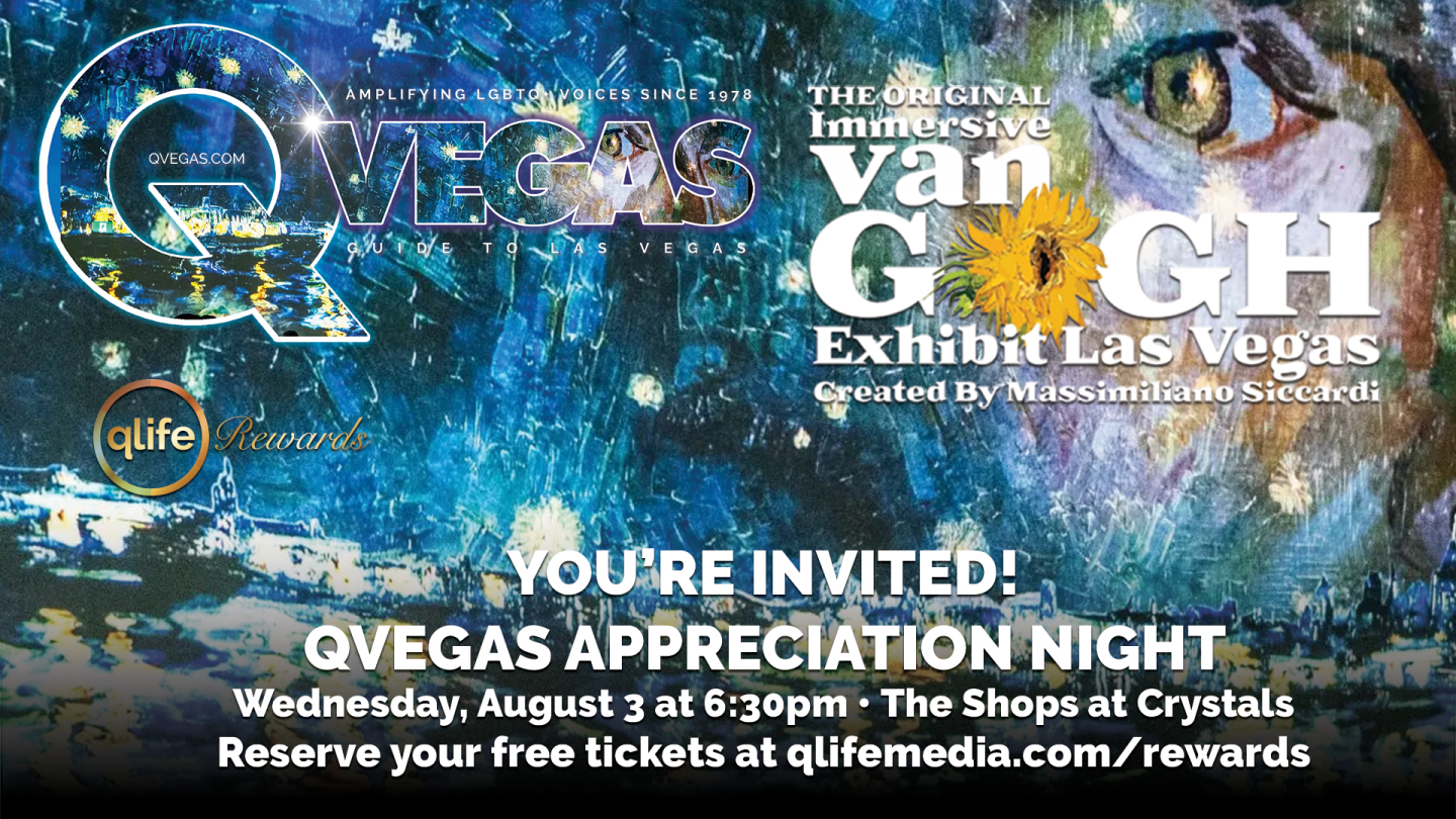 QVegas Appreciation Night: The Original Immersive Van Gogh Exhibit